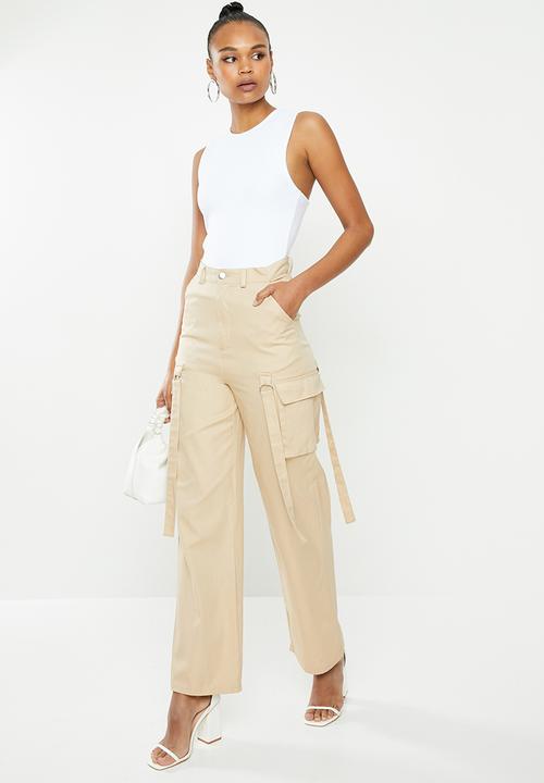 Missguided - Ribbed vest - white