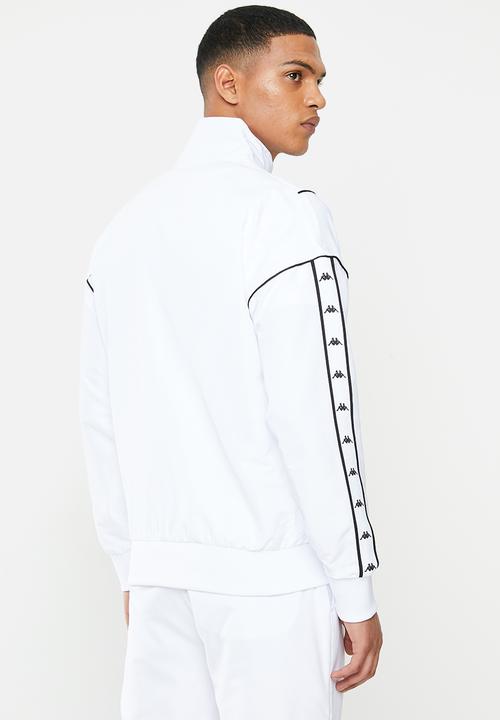 KAPPA - Authentic turny track top - white & black