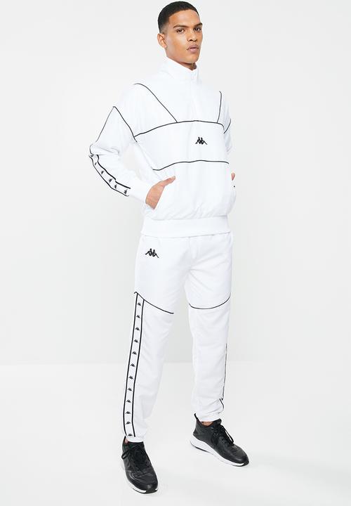 KAPPA - Authentic turny track top - white & black