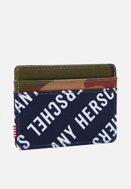 Herschel Supply Co. - Charlie - wallets - roll call peacoat/woodland camo