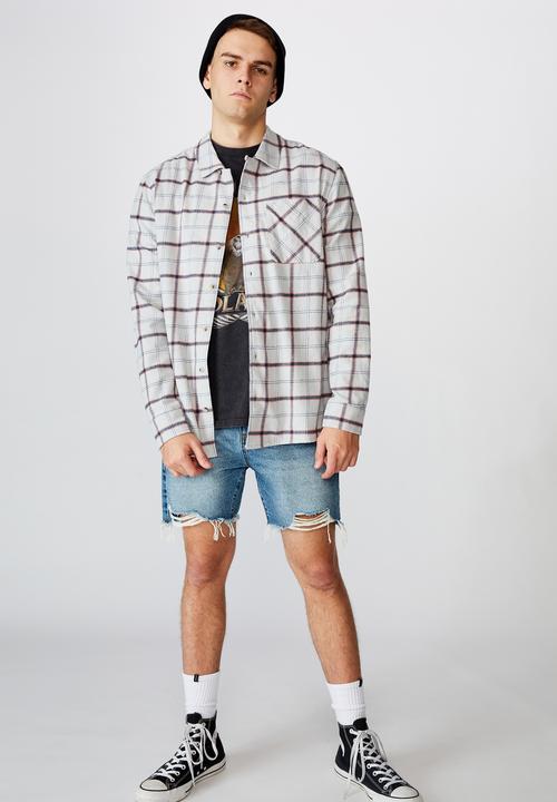 Factorie - Flanno shirt - vapour blue
