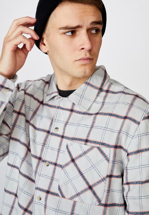 Factorie - Flanno shirt - vapour blue