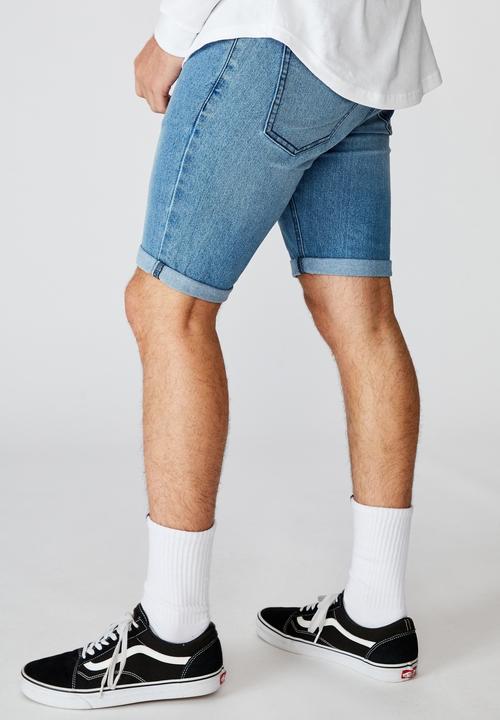 Factorie - Super skinny denim short - cali blue