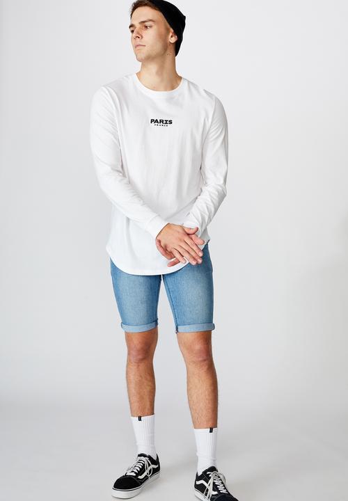 Factorie - Super skinny denim short - cali blue