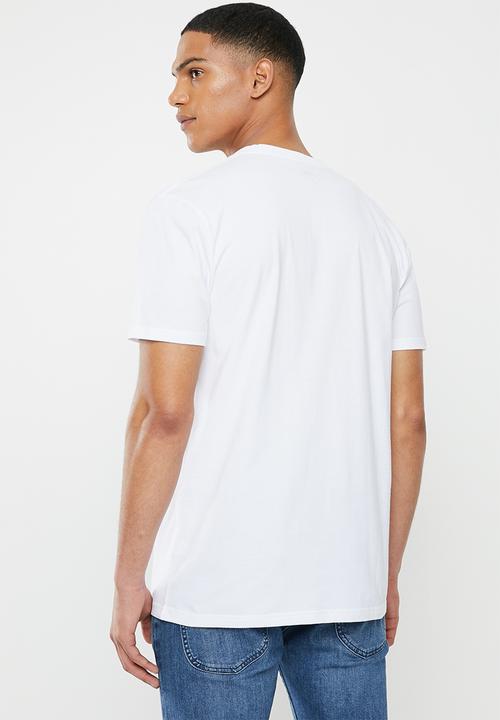 Lee  - Classic logo tee - white