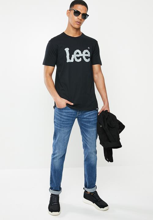 Lee  - Classic logo tee - black