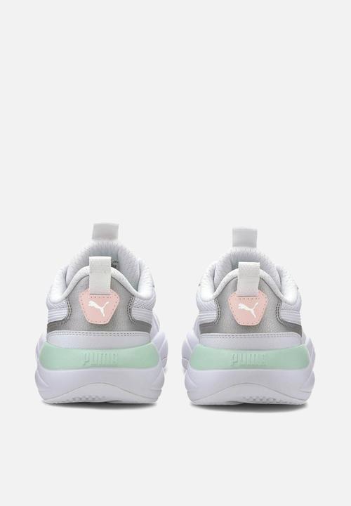 PUMA - Val - puma white-mist green-puma silver