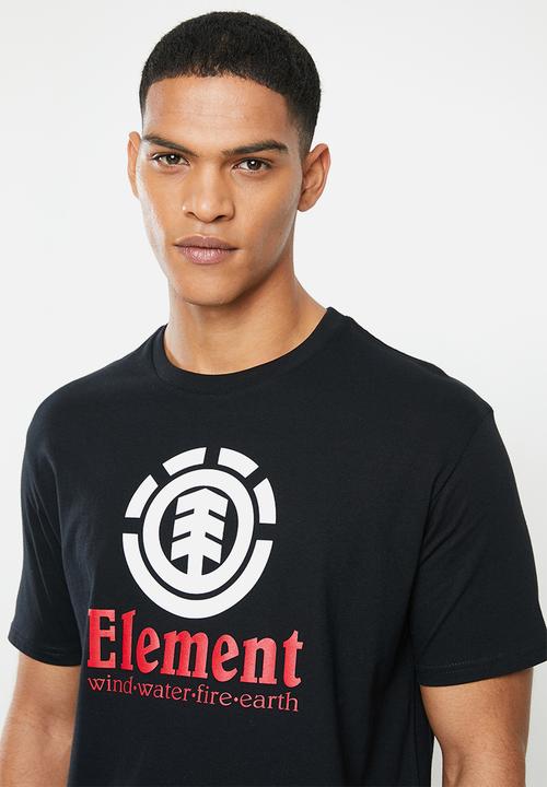 Element - Vertical short sleeve tee - black 