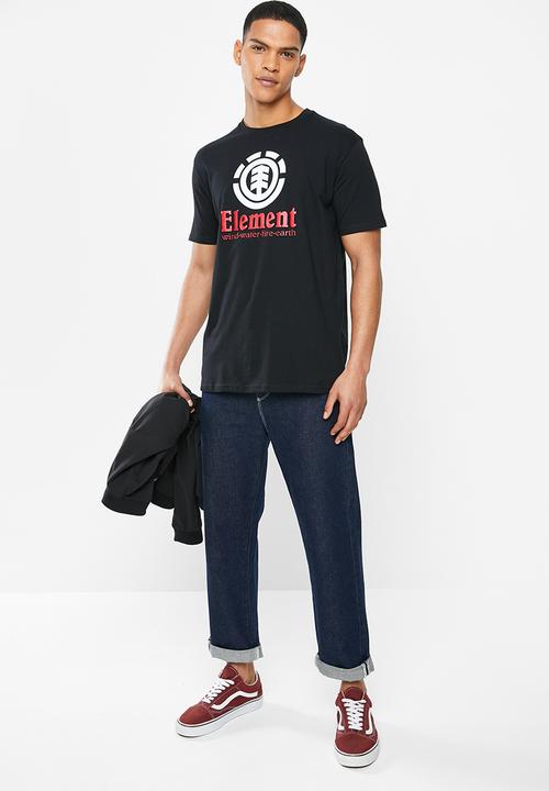 Element - Vertical short sleeve tee - black 