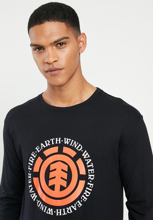 Element - Seal long sleeve tee - black