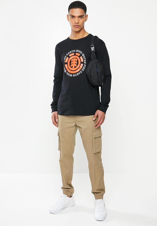 Element - Seal long sleeve tee - black