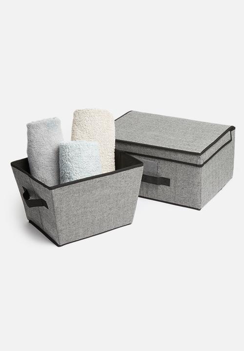 Storage Solutions - Foldable storage - black