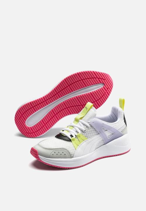 PUMA - Nuage run cage summer - puma white-purple heather-puma silver