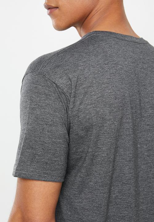 Element - Vertical short sleeve  tee - charcoal 