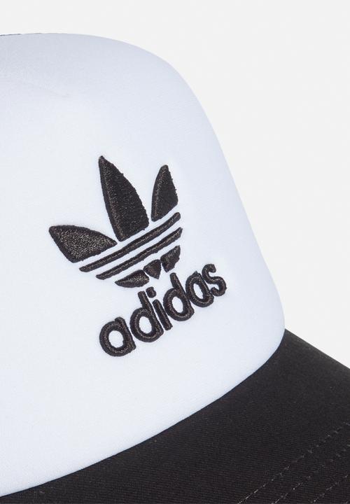 adidas Originals - Gorra adicolor trucker - black & white
