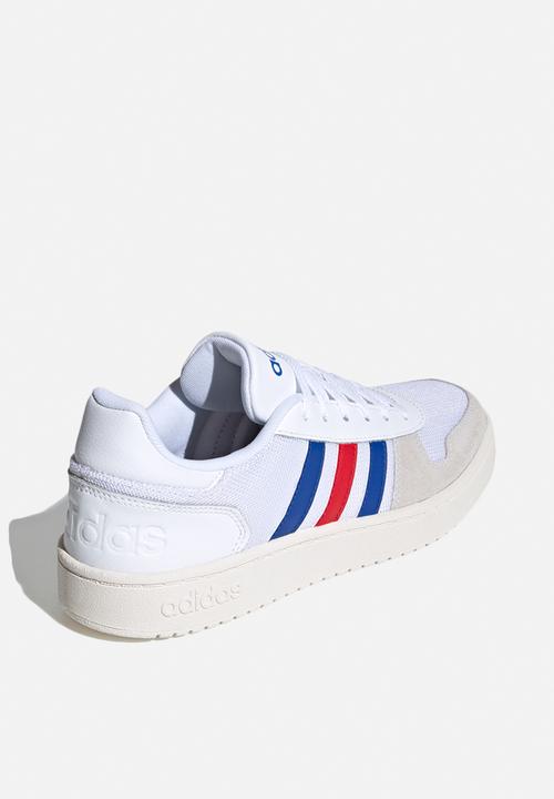 adidas Originals - Hoops 2.0 - white / collegiate royal / scarlet 