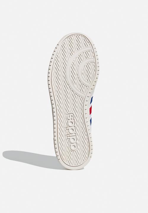 adidas Originals - Hoops 2.0 - white / collegiate royal / scarlet 