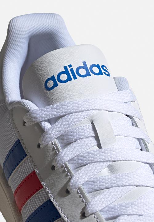 adidas Originals - Hoops 2.0 - white / collegiate royal / scarlet 