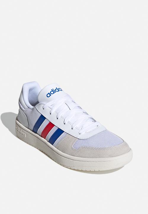 adidas Originals - Hoops 2.0 - white / collegiate royal / scarlet 