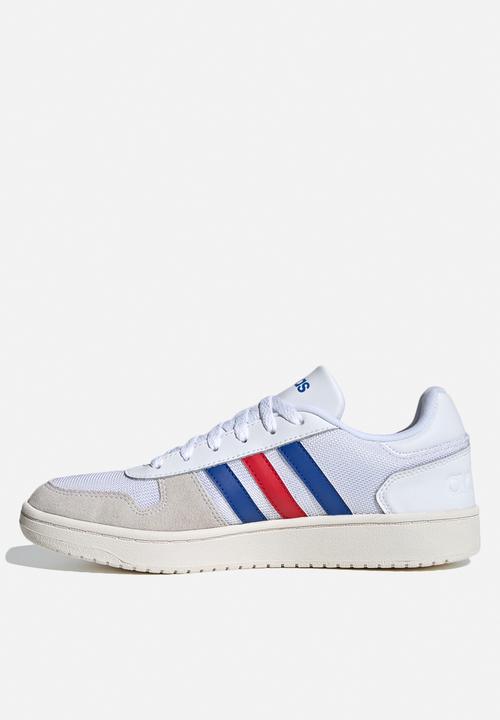 adidas Originals - Hoops 2.0 - white / collegiate royal / scarlet 