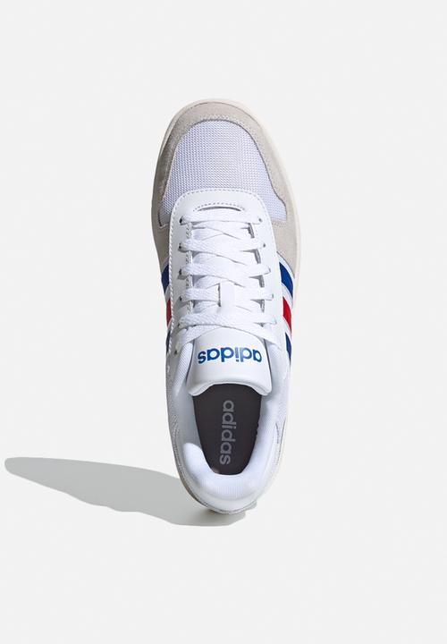 adidas Originals - Hoops 2.0 - white / collegiate royal / scarlet 