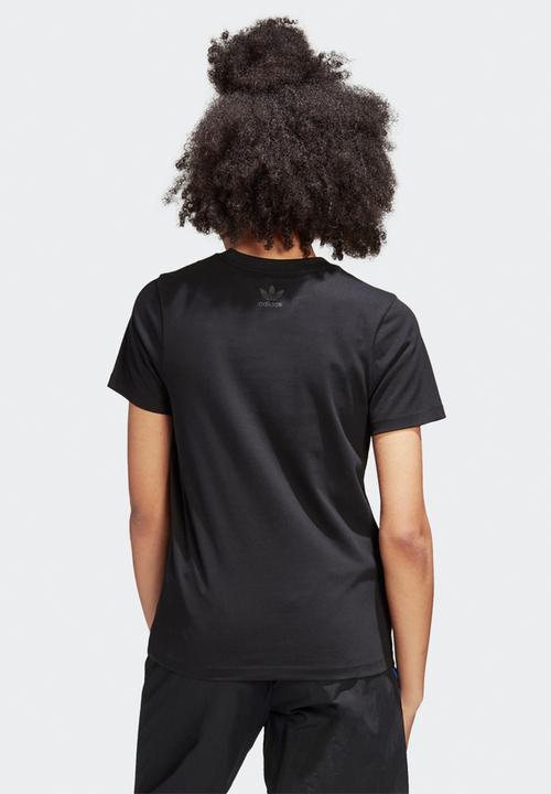 adidas Originals - 3D trefoil tee - black/multi