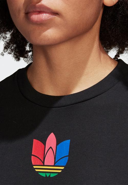 adidas Originals - 3D trefoil tee - black/multi