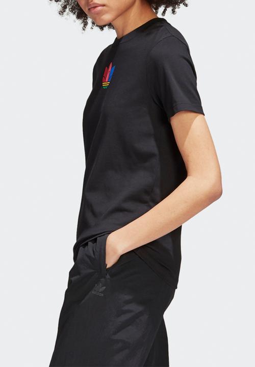 adidas Originals - 3D trefoil tee - black/multi