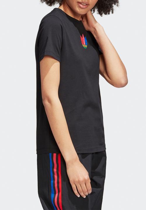 adidas Originals - 3D trefoil tee - black/multi