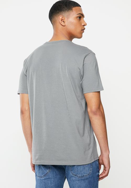 Lee  - Classic  logo tee - grey 