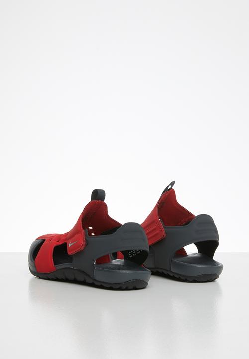 Nike - Boys' Nike sunray protect 2 (ps) preschool sandal - red & black