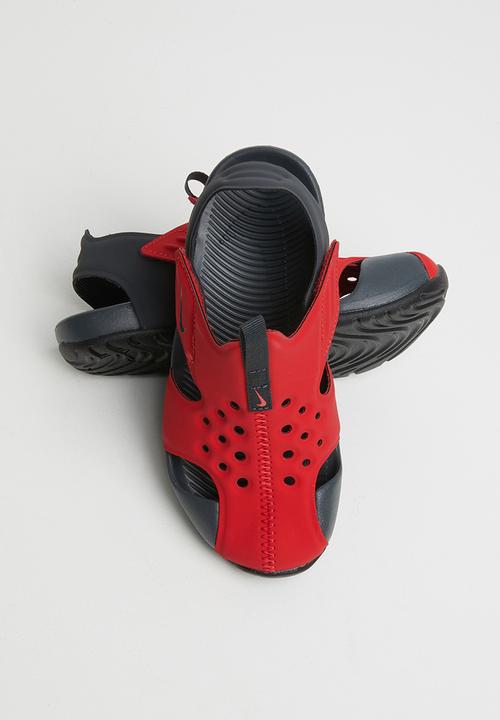 Nike - Boys' Nike sunray protect 2 (ps) preschool sandal - red & black