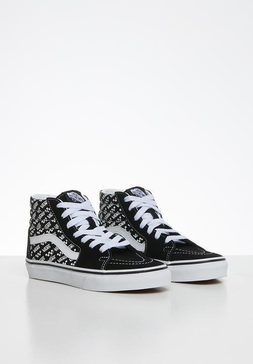 Vans - Uy sk8-hi - tez - (logo repeat) black & true white