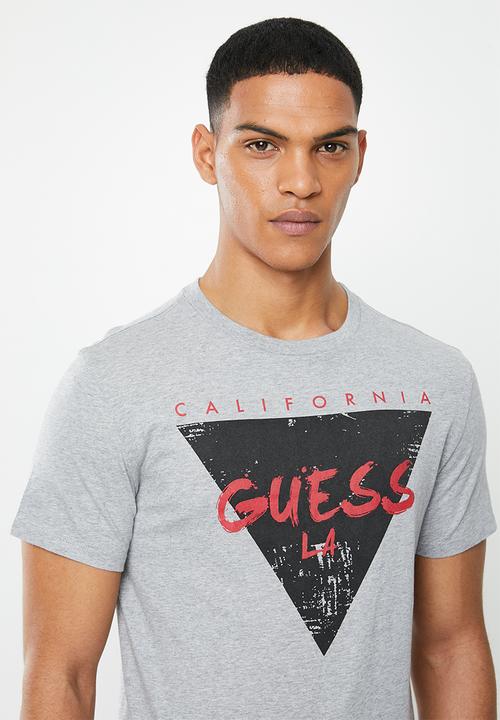 GUESS - Short sleeve guess california tee - grey