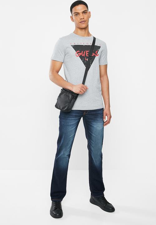 GUESS - Short sleeve guess california tee - grey