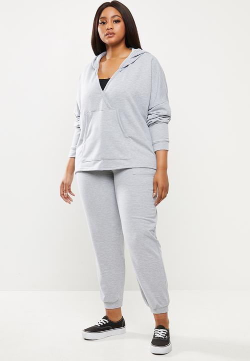 Me&B - Plus wrap tracktop - grey 