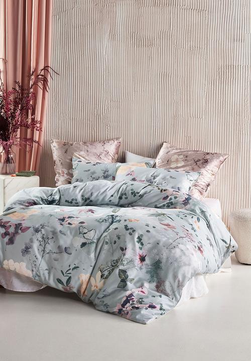 Linen House - Azalea duvet cover set - stillwater