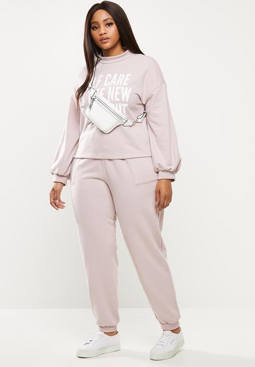 Me&B - Plus lounge pants - dusty pink
