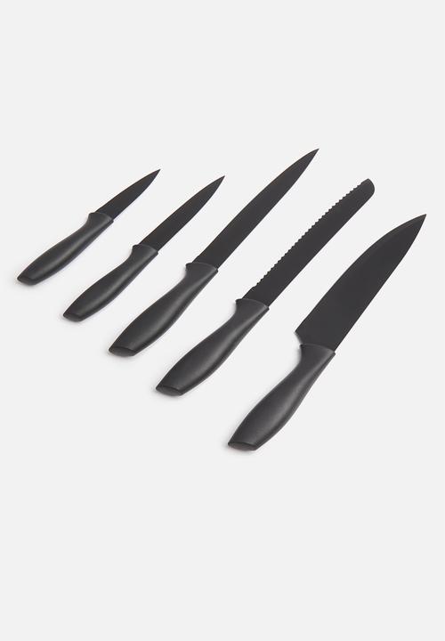 Excellent Houseware - Knife set - black