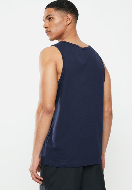 Nike - Nsw icon futura tank - navy & white