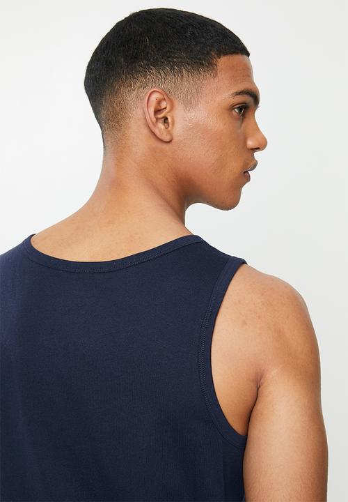 Nike - Nsw icon futura tank - navy & white