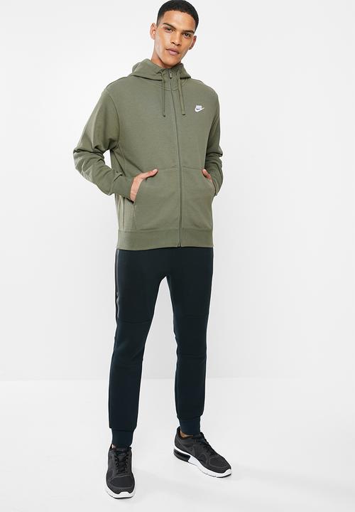 Nike - Nsw club full zip hoodie - khaki