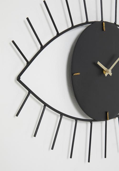 H&S - Eye clock - black