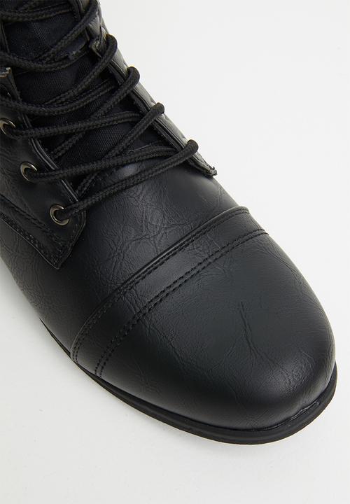 STYLE REPUBLIC - Lola lace-up boot - black