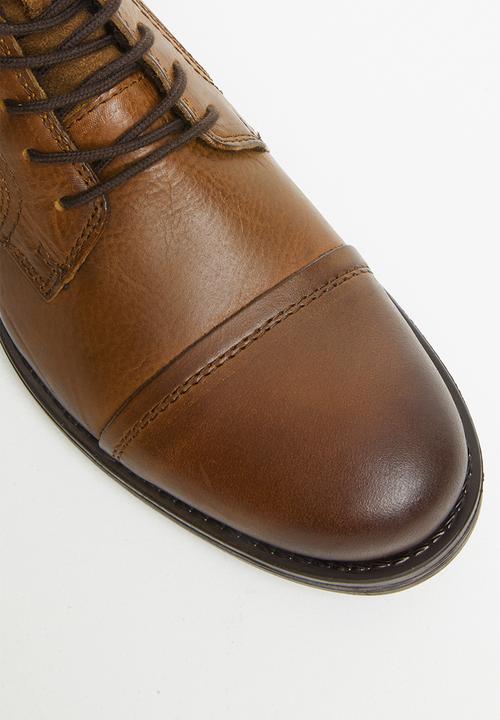 Jack & Jones - Russel leather - brown 