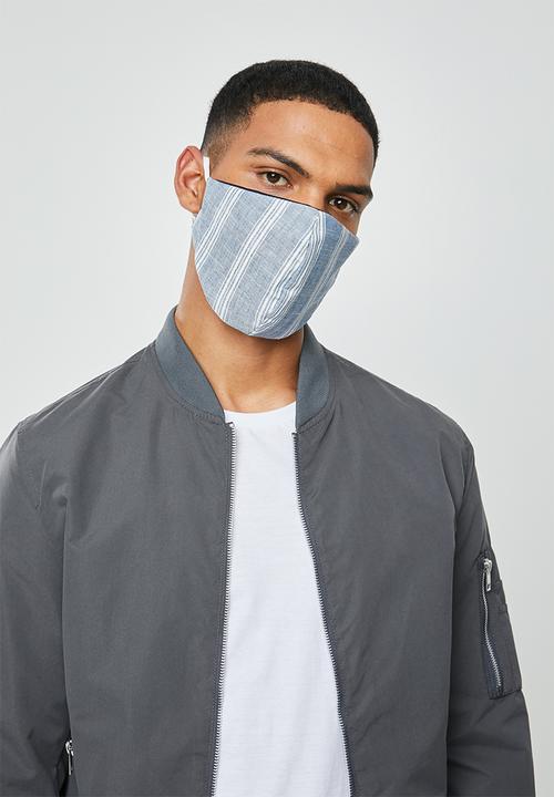 Superbalist - Reversible 2 pack mask - blue & white 