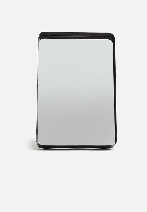 H&S - Rectangle standing mirror - black