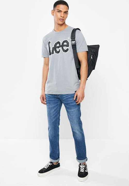 Lee  - Keyline logo tee - grey