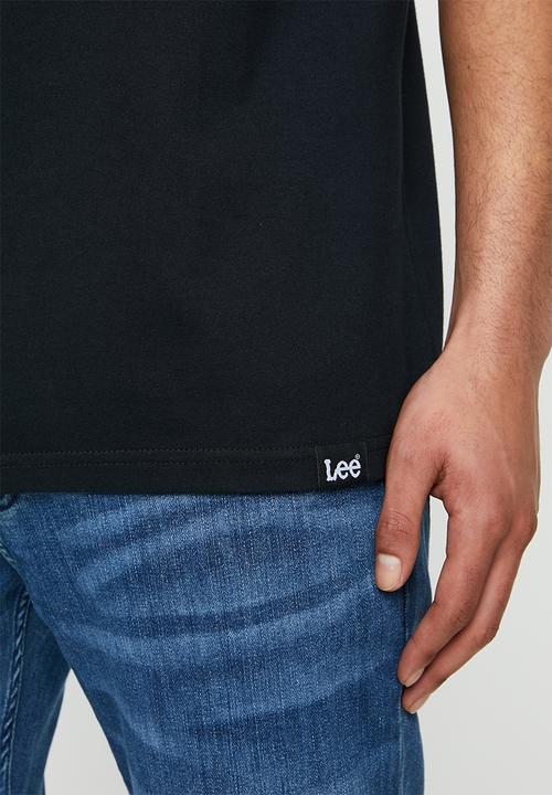 Lee  - Keyline logo tee - black