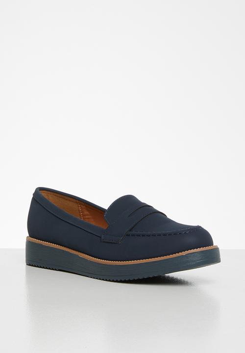 Jada - Flatform loafer - navy